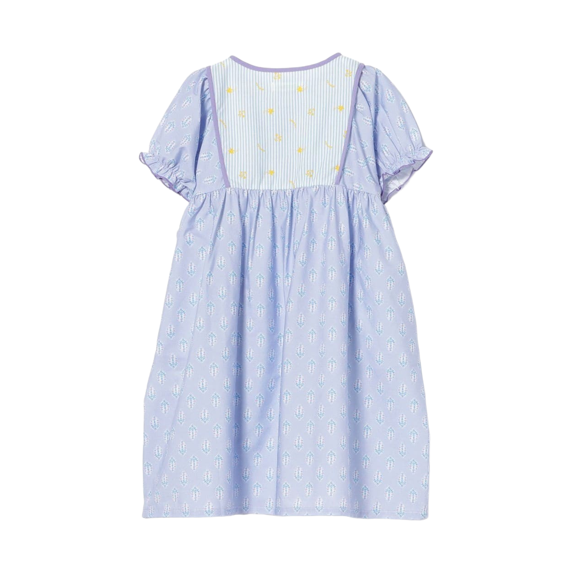 (키즈) 빔즈 미니 에스닉 프린트 드레스 라일락((Kids) Beams Mini Ethnic Print Dress Lilac) - 2