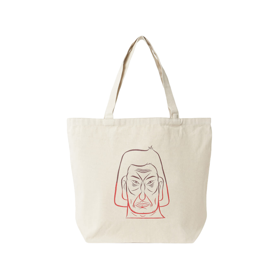 빔즈 컬쳐아트 x 더 유니 브로우 토트백 내츄럴(Beams Cultuart x The Uni Brow Tote Bag Natural) - 1