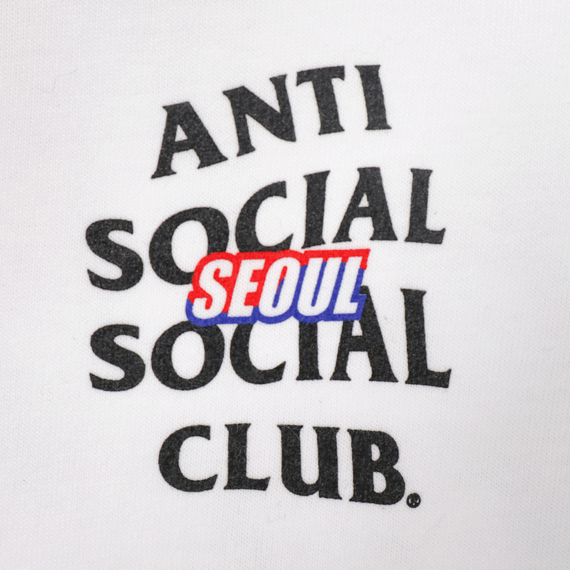 안티 소셜 소셜 클럽 코리안 로고 반팔 티셔츠 화이트(Anti Social Social Club Korean Logo S/S Tee White) - 4