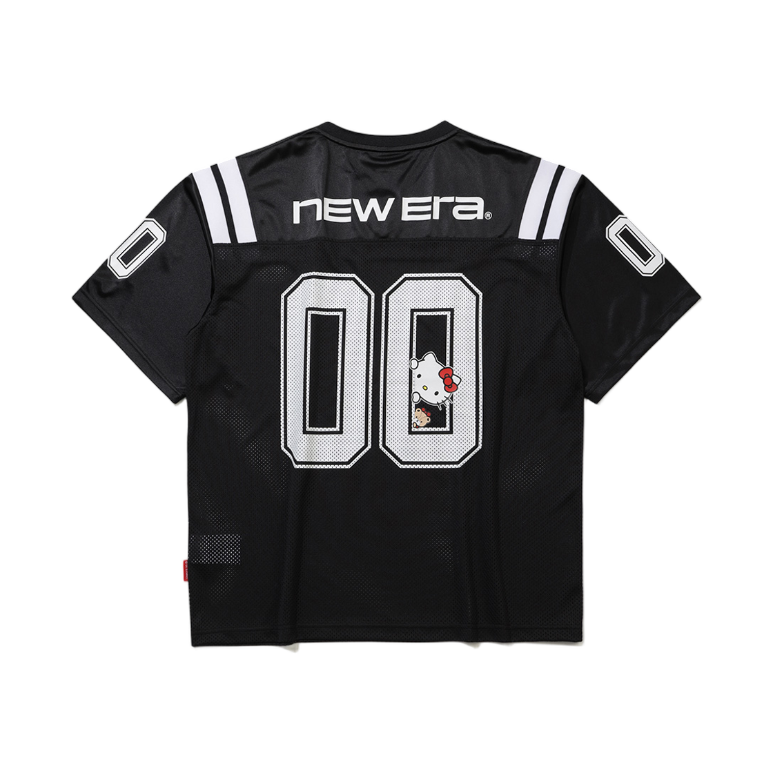 뉴에라 x 헬로 키티 메쉬 티셔츠 블랙(New Era x Hello Kitty Mesh T-Shirt Black) - 2