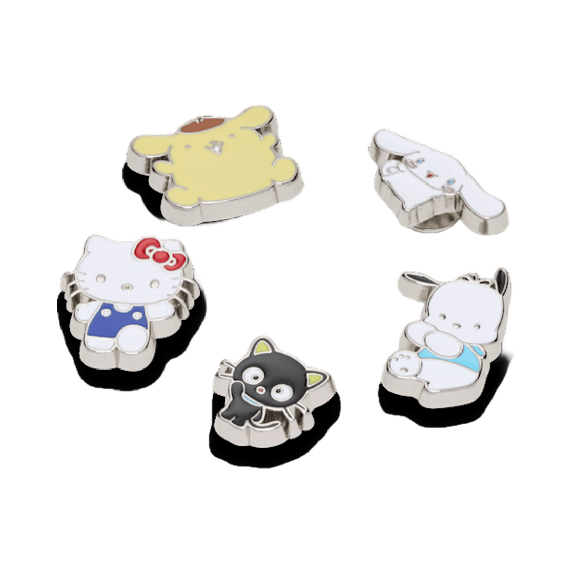 크록스 x 산리오 헬로키티 앤 프렌즈 에나멜 멀티 (5개 세트)(Crocs x Sanrio Hello Kitty & Friends Enamel Multi (Set of 5))