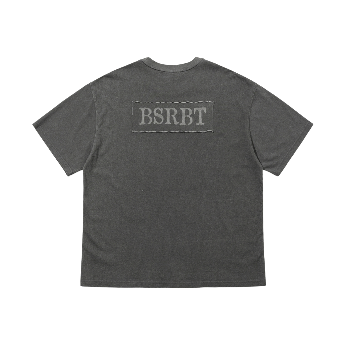 비에스래빗 백 소운 패치 레이져 프린트 그래픽 반팔티셔츠 다크 그레이(Bsrabbit Back Sewn Patch Laser-Print Graphic SST Dark Gray) - 2