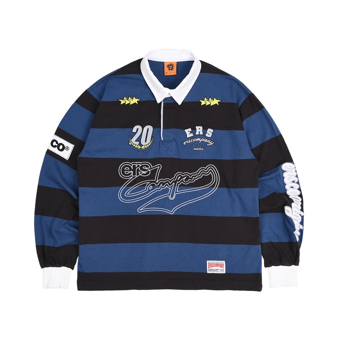 이알에스코 오리지널 럭비 티셔츠 블루(ersco Original Rugby Tee Blue) - 1
