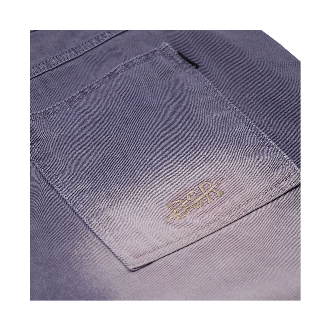 비에스래빗 배럴렉 빈티지 워시드 데님 팬츠 애쉬 퍼플(Bsrabbit Barrel-Leg Vintage-Washed Denim Pants Ash Purple) - 5