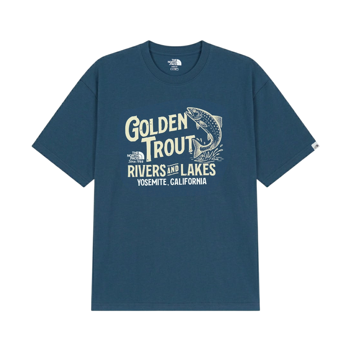 NT7US28L The North Face White Label Lake S/S R/T-Shirt Dark Blue - 26SS