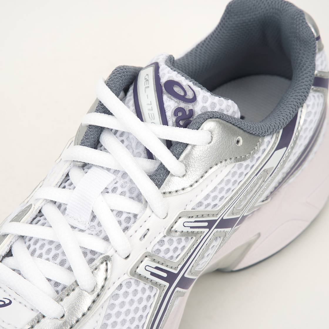 (W) 아식스 젤 1130 화이트 더스티 퍼플((W) Asics Gel-1130 White Dusty Purple) - 7