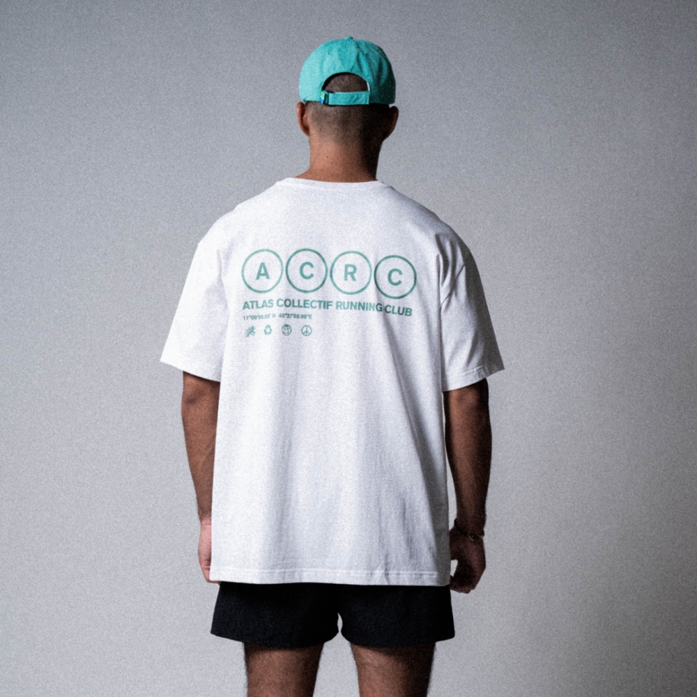 아틀라스 콜렉티프 ACRC 오가닉 에센셜 공용 티셔츠 화이트(Atlas COLLECTIF ACRC Organic Essentials UNISEX T-Shirt WH) - 6