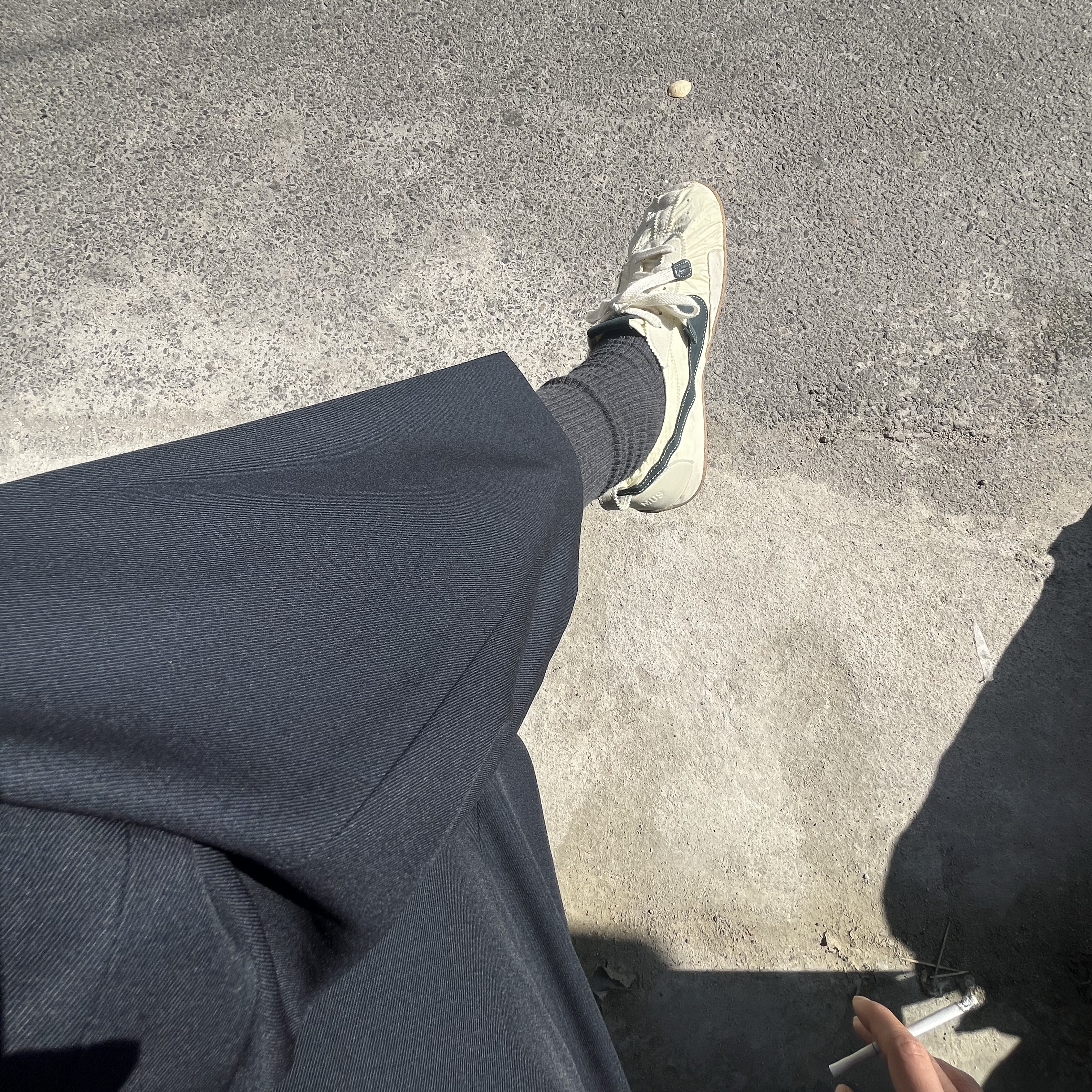 Nike x Jacquemus Moon Shoe SP Alabaster Off Noir 착용 스타일