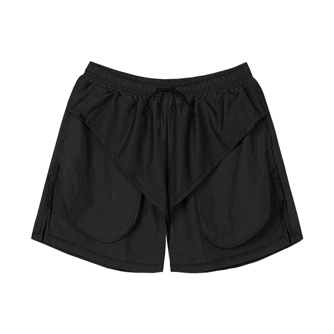 디아더생츄어리 엔트리 립 나일론 5인치 쇼츠 블랙(THE ATHER SANCTUARY Entry Rib Nylon 5” Shorts Black) - 3