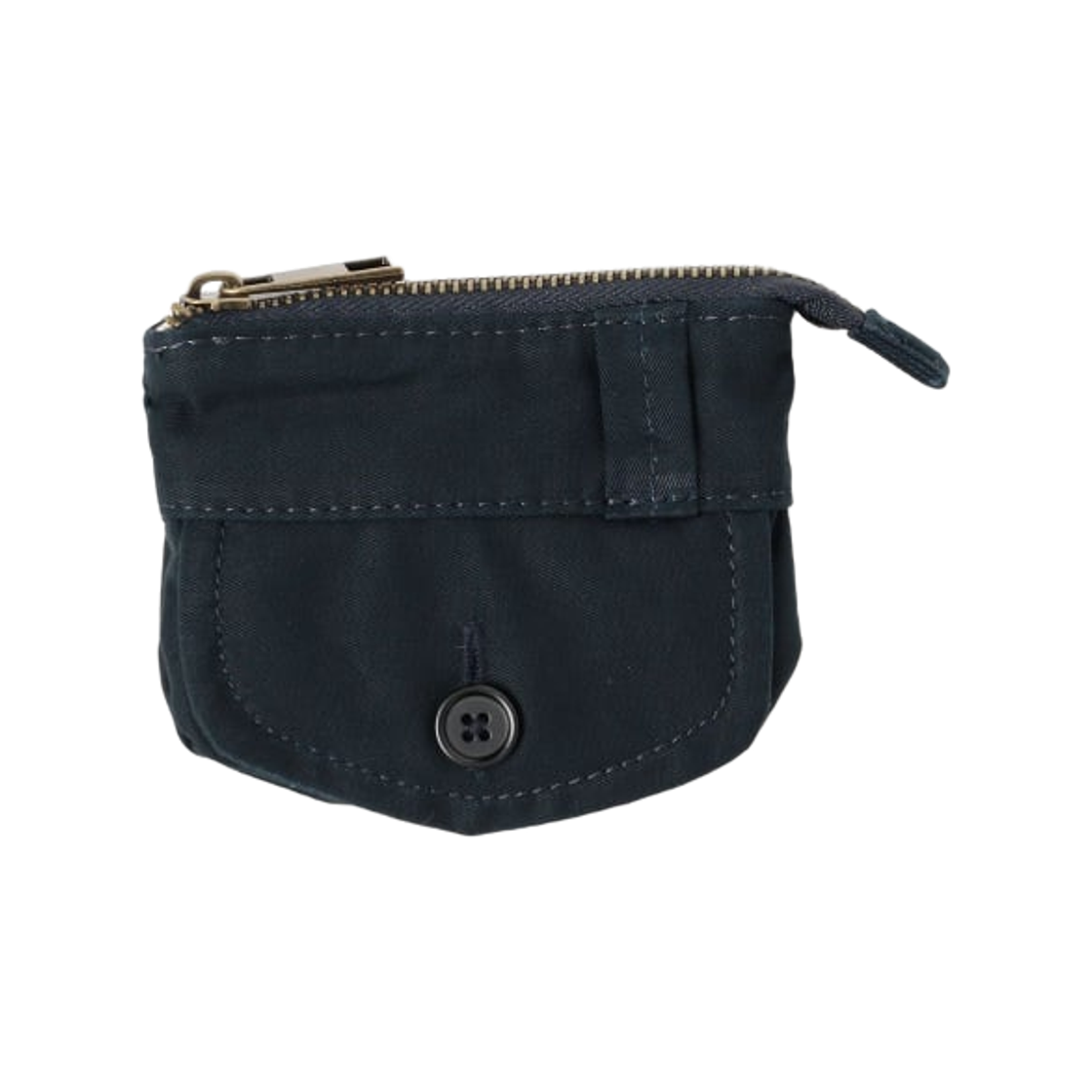 빔즈 보이 치노 코인 포켓 파우치 네이비(Beams Boy Chino Coin Pocket Pouch Navy)