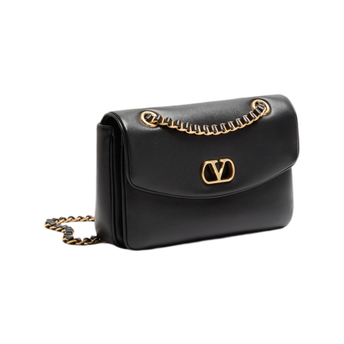 발렌티노 가라바니 주나 미디움 체인 백 나파 레더 블랙(Valentino Garavani Djuna Medium Chain Bag in Nappa Leather Black) - 2