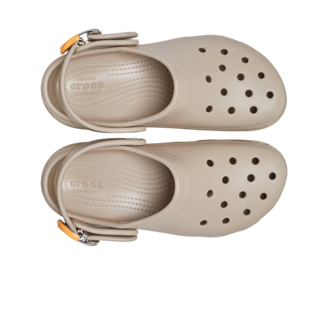 (W) 크록스 클래식 플랫폼 딥디드 버클 클로그 세피아((W) Crocs Classic Platform Dipped Buckle Clog Sepia) - 2