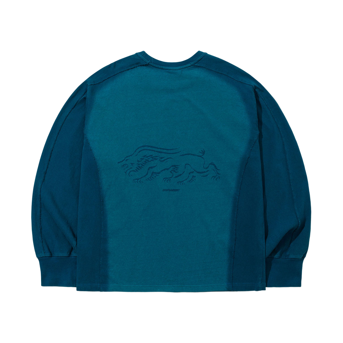 비에스래빗 레이져 로고 워시드 롱슬리브 티셔츠 코발트 블루(Bsrabbit Laser Logo Washed Long Sleeve Cobalt Blue) - 2