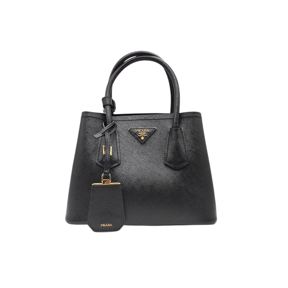 ITV2EMTNM5TJ Prada Saffiano Double Tote & Shoulder Bag 1BG443 L704371