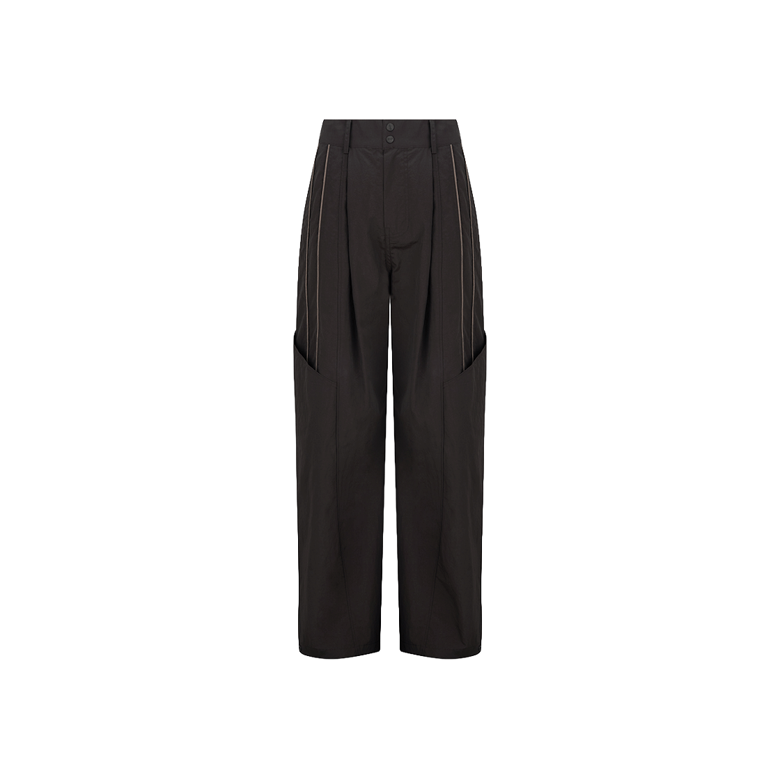 엔드릭스 헤비 나일론 트리밍 팬츠 다크 브라운(EDLIX Heavy Nylon Trimming Pants Dark Brown)