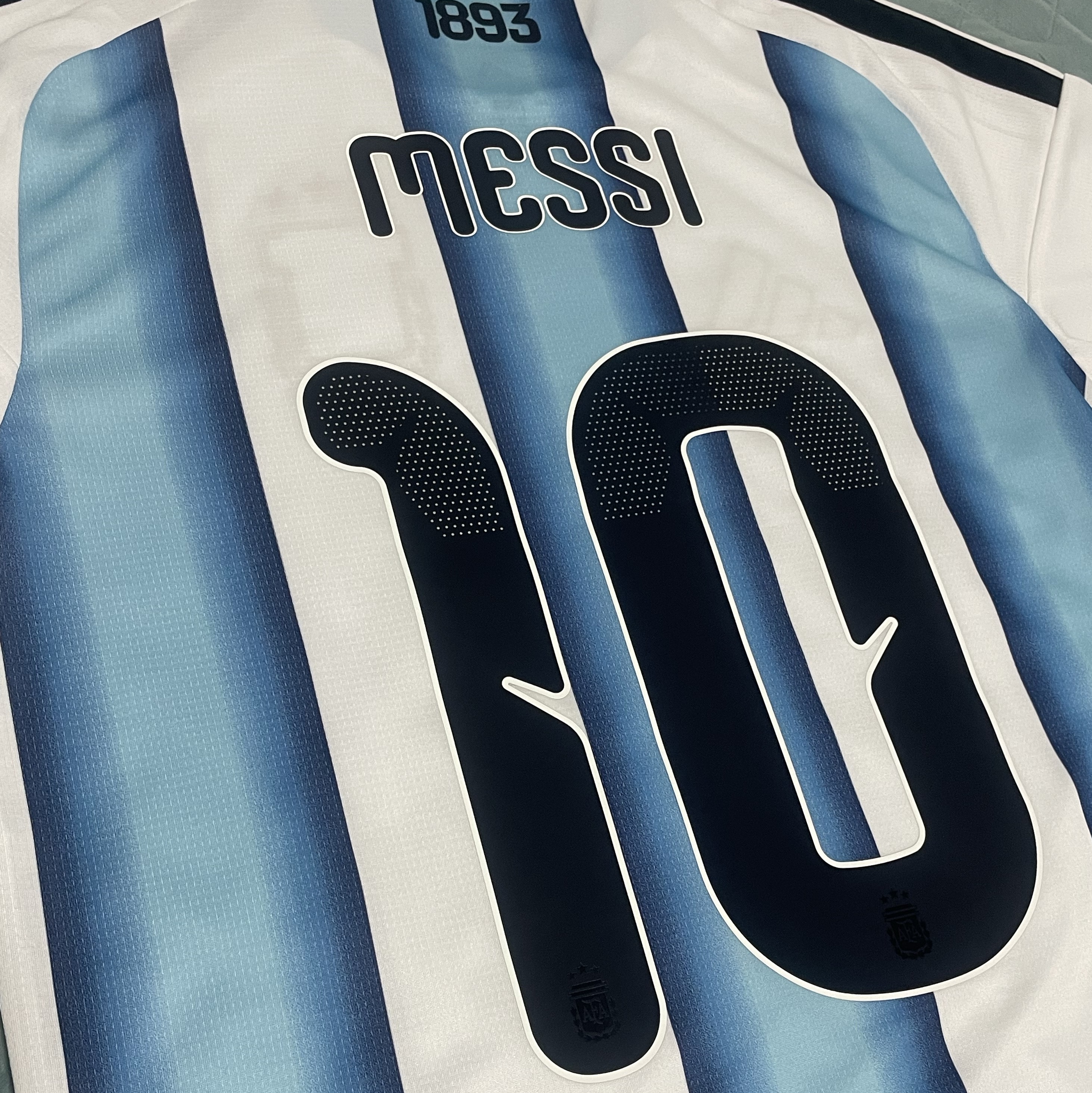 Adidas Argentina 2026 Home Jersey White Icey Blue - KR Sizing (Non Marking Ver.) 착용 스타일 - 2