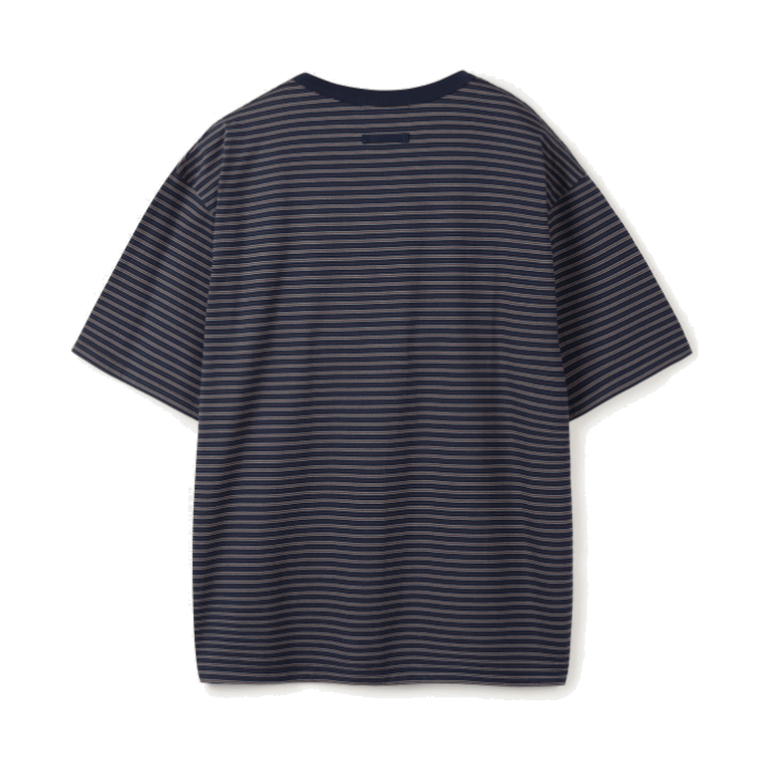 24/7 시리즈 USA 코튼 32수/2 멀티 스트라이프 티셔츠 네이비(24/7 series USA Cotton 32's/2 Multi Stripe Tee Navy) - 2