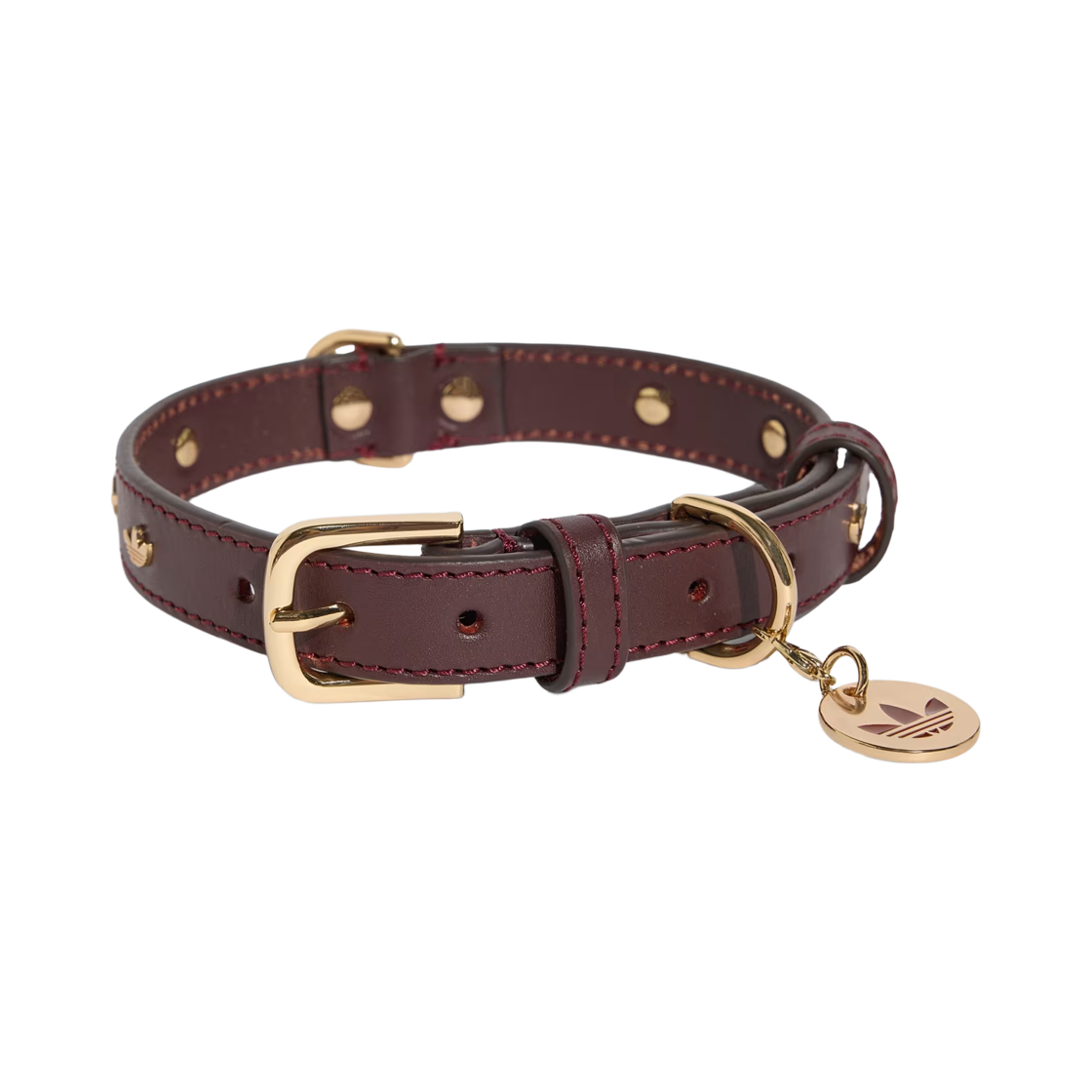 아디다스 펫 레더 칼라 컬리지에이트 버건디(Adidas Pet Leather Collar Collegiate Burgundy)