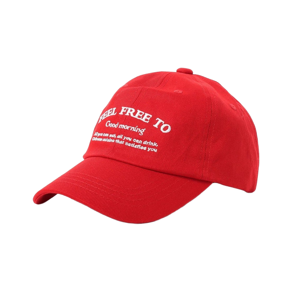 빔즈 하트 컬러 트윌 엠블럼 캡 레드(Beams Heart Color Twill Emblem Cap Red) - 1