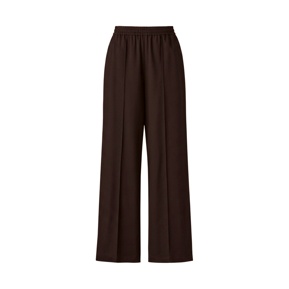 483041-39 (W) Uniqlo C Easy Wide Pants Dark Brown - JP