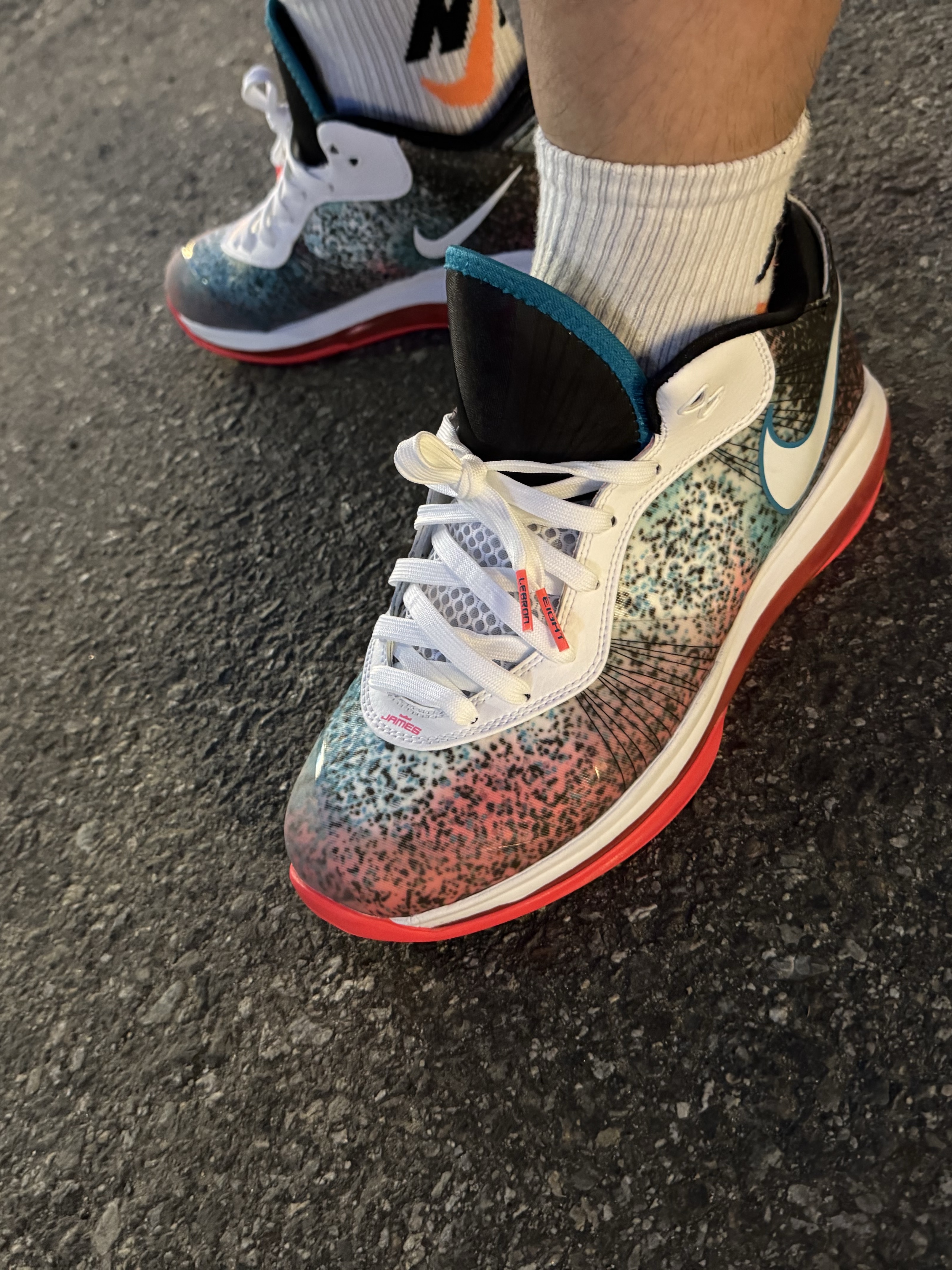 Casio GA-V01A-8A, Nike LeBron 8 V/2 Low Miami Nights 2021 착용 스타일 - 2
