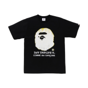 BAPE x Comme des Garcons Osaka Big Ape Head T-Shirt Black