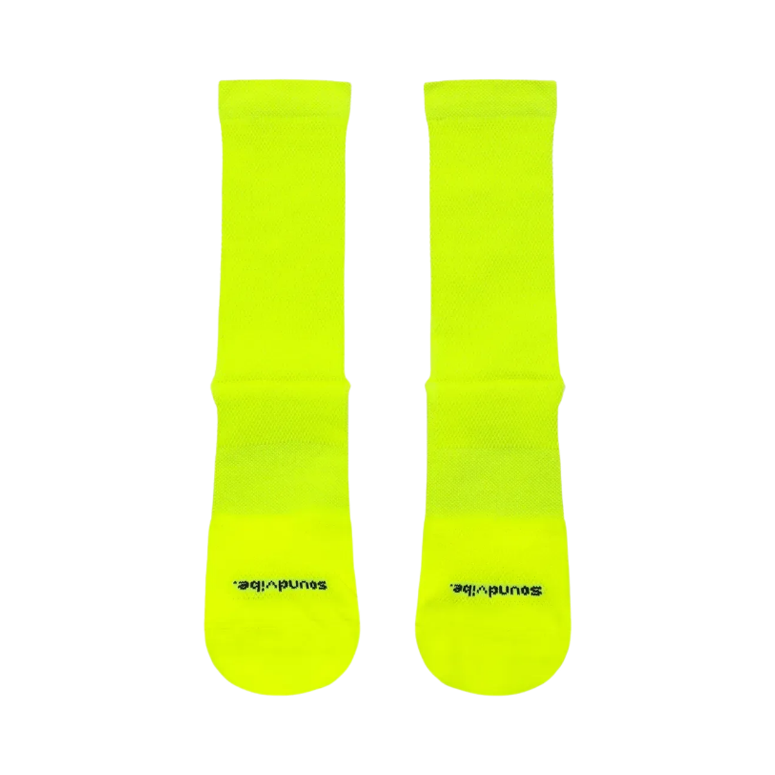 사운드바이브 리플렉티브 러닝 삭스 형광노랑(soundvibe Reflective Running Socks Neon Yellow)