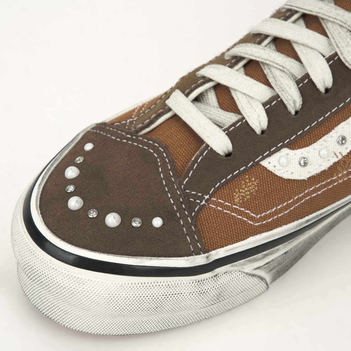 반스 LX 올드스쿨 36 펄라이즈드 빈티지 코코아 브라운(Vans LX Old Skool 36 Pearlized Vintage Cocoa Brown) - 7