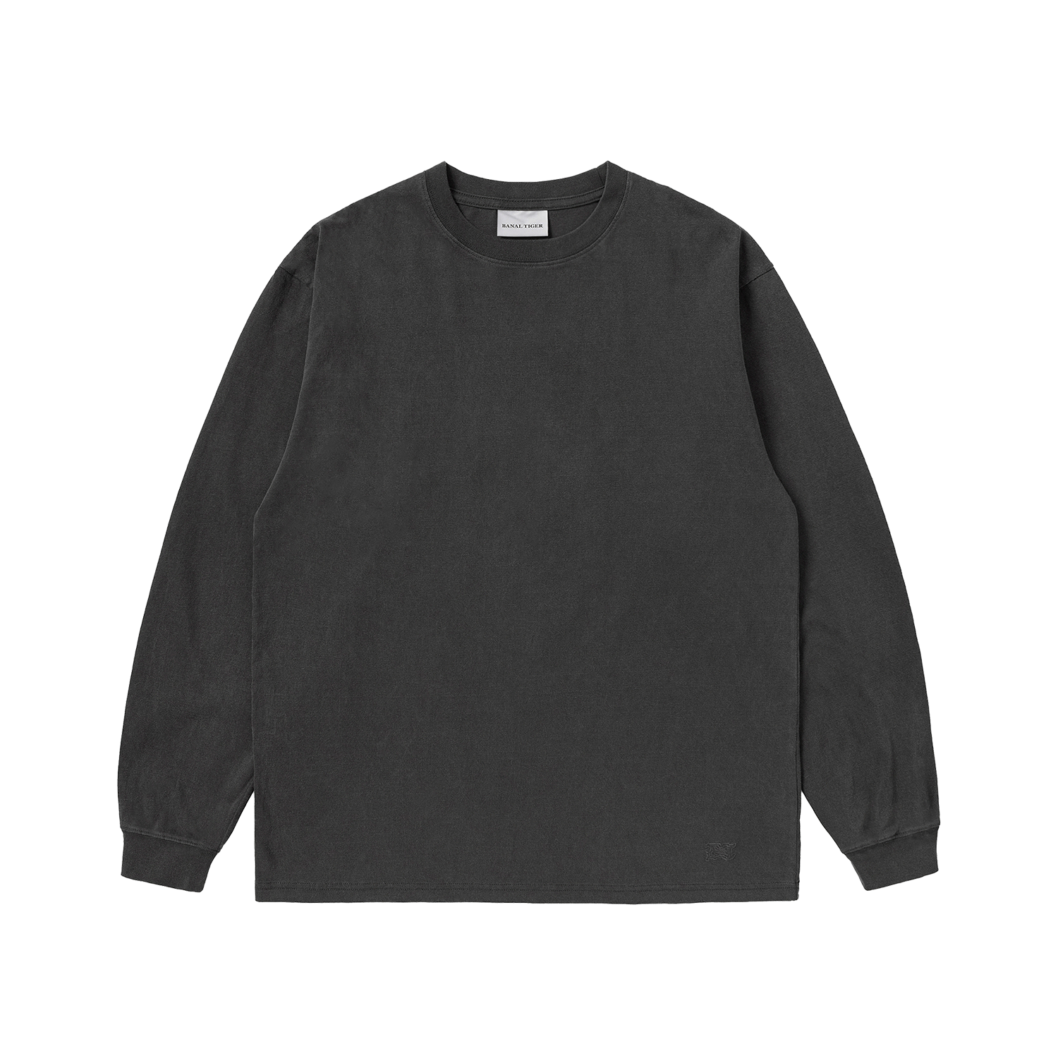 BT26SSLS01CH [KREAM 단독] BANAL TIGER B. Slit L/S Tee Charcoal