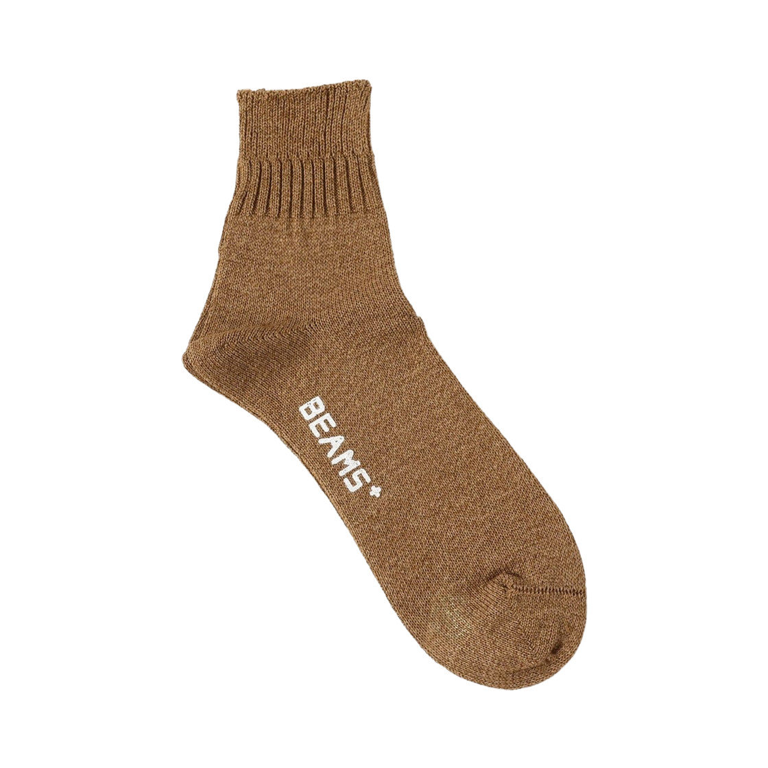빔즈 플러스 와시 숏 립 삭스 브라운(Beams Plus Washi Short Rib Socks Brown)