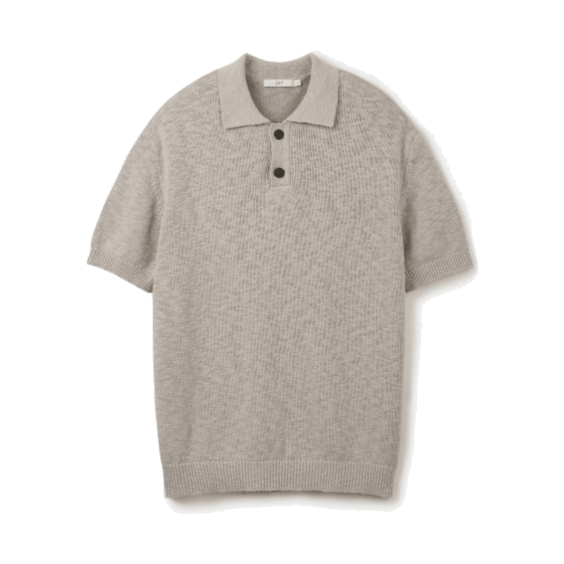 TMWAX26202GYX 24/7 series Crochet Cotton Collar Knit Gray