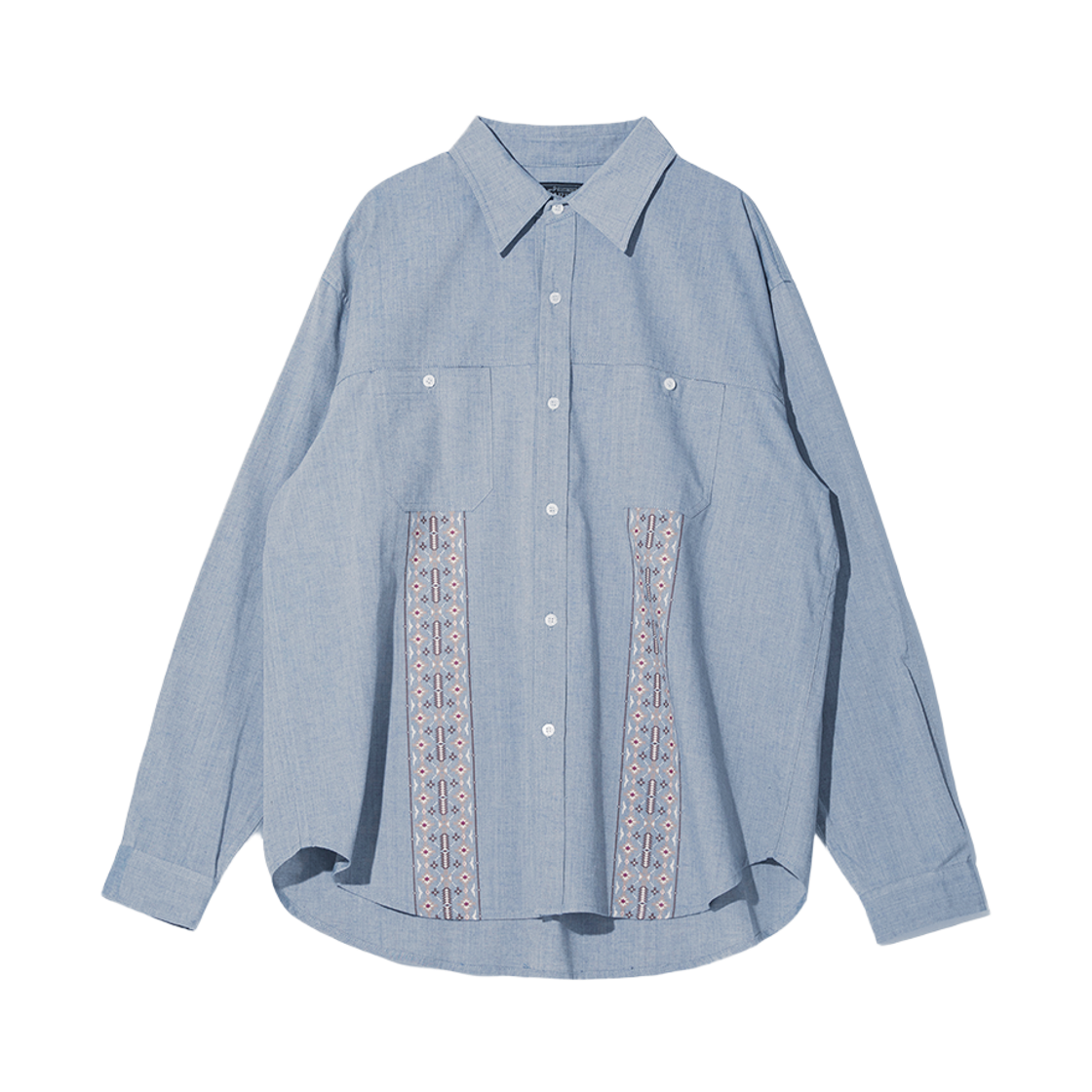 오가프 나바호 프린팅 롱 슬리브 셔츠 네이비(Ogarp Navaho Pringting Long Sleeve Shirt Navy)