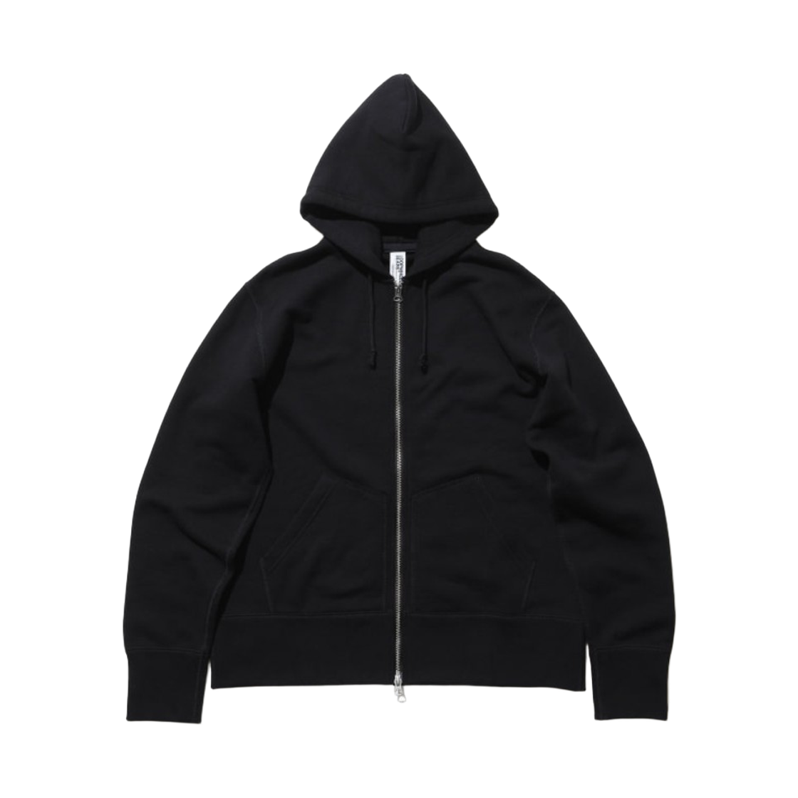 38-13-0263-593 Beams Plus x Loopwheeler Sweat Zip Hoodie Black