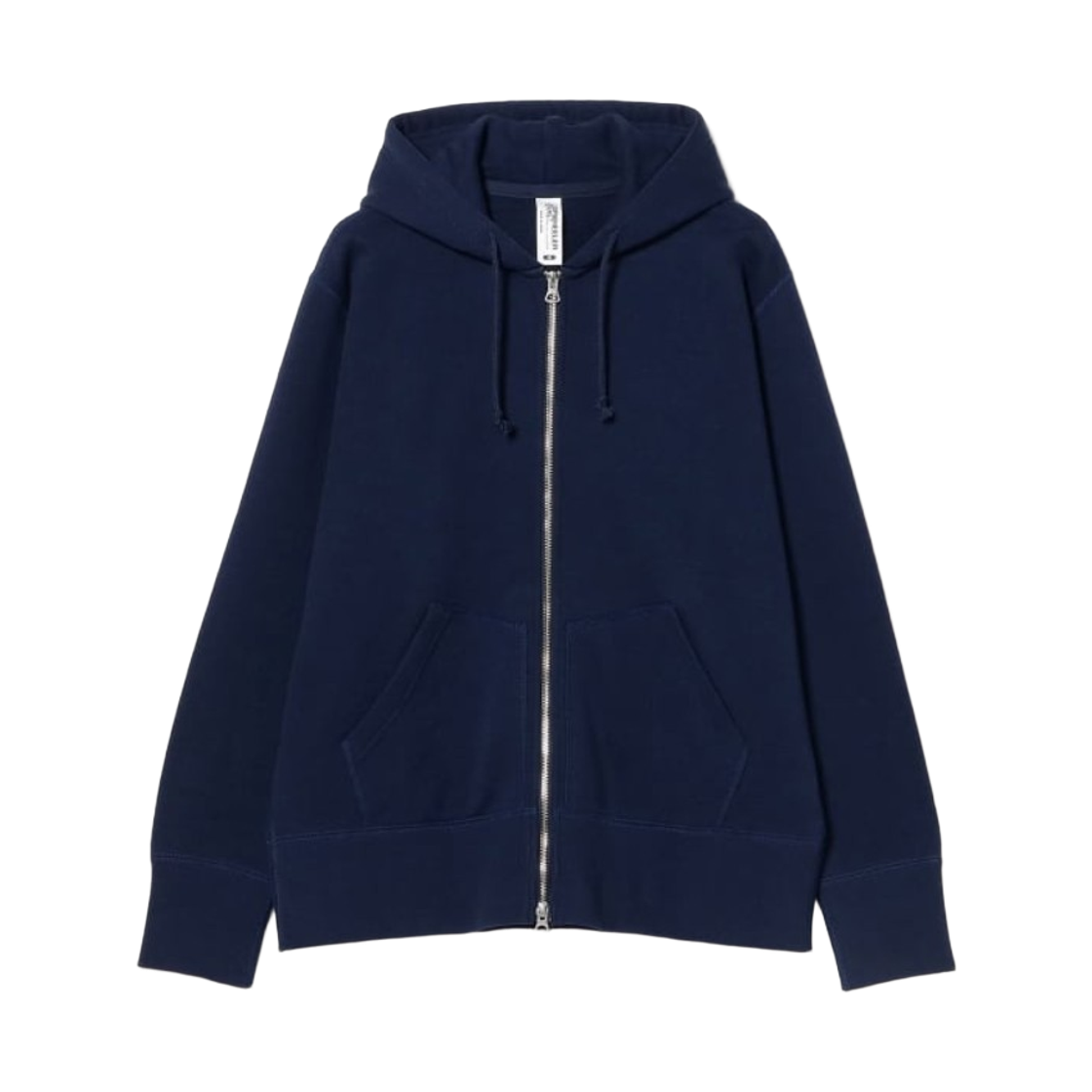 38-13-0263-593 Beams Plus x Loopwheeler Sweat Zip Hoodie Navy