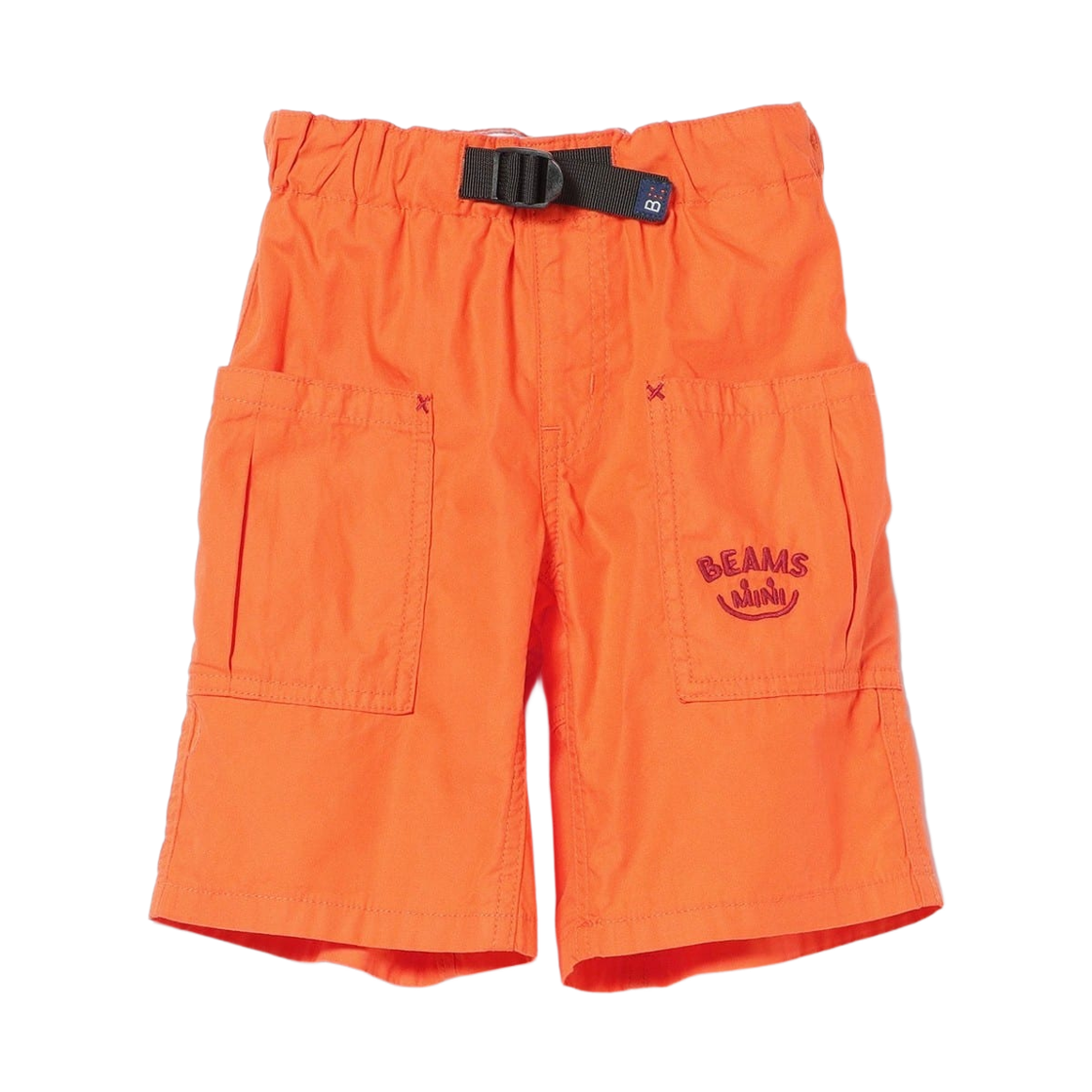 (키즈) 빔즈 미니 스마일 캠프 쇼츠 오렌지((Kids) Beams Mini Smile Camp Shorts Orange) - 1
