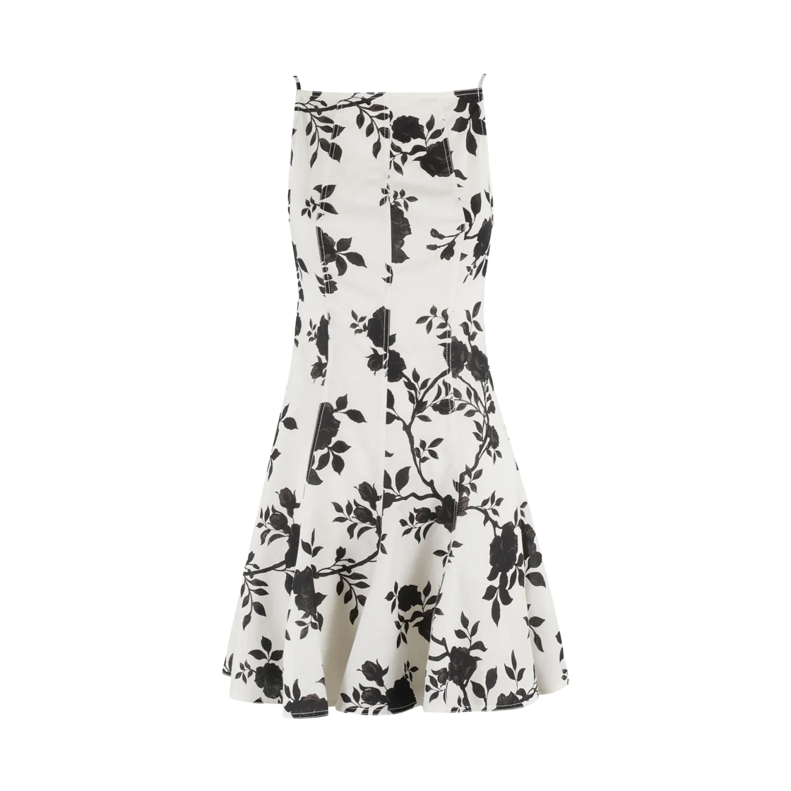 (W) 셀프 포트레이트 플로럴 프린트 미니 드레스 크림((W) Self Portrait Floral Print Mini Dress Cream) - 1