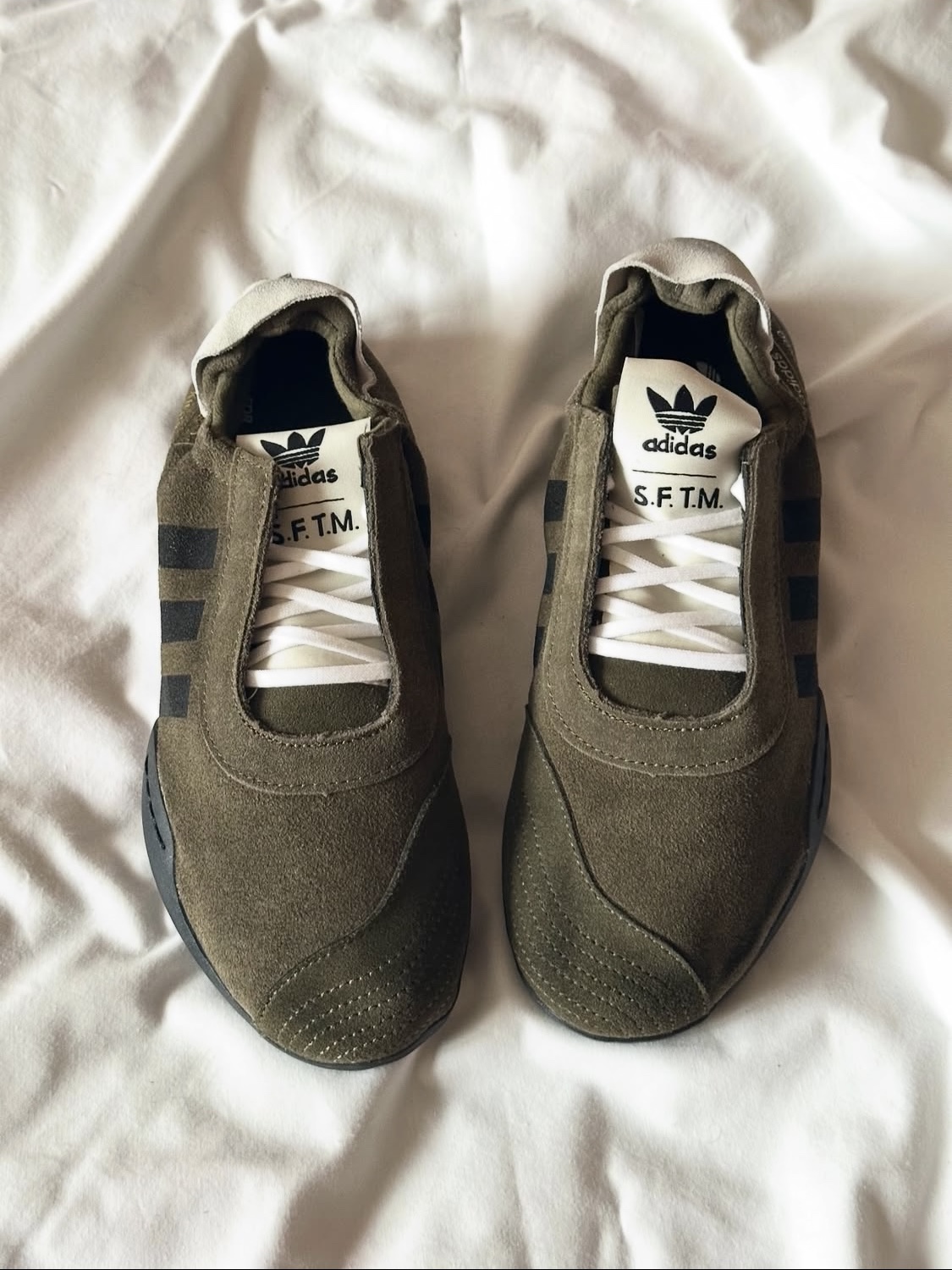 (W) Adidas x Song for the Mute Taekwondo Mei Olive Core Black 착용 스타일 - 2