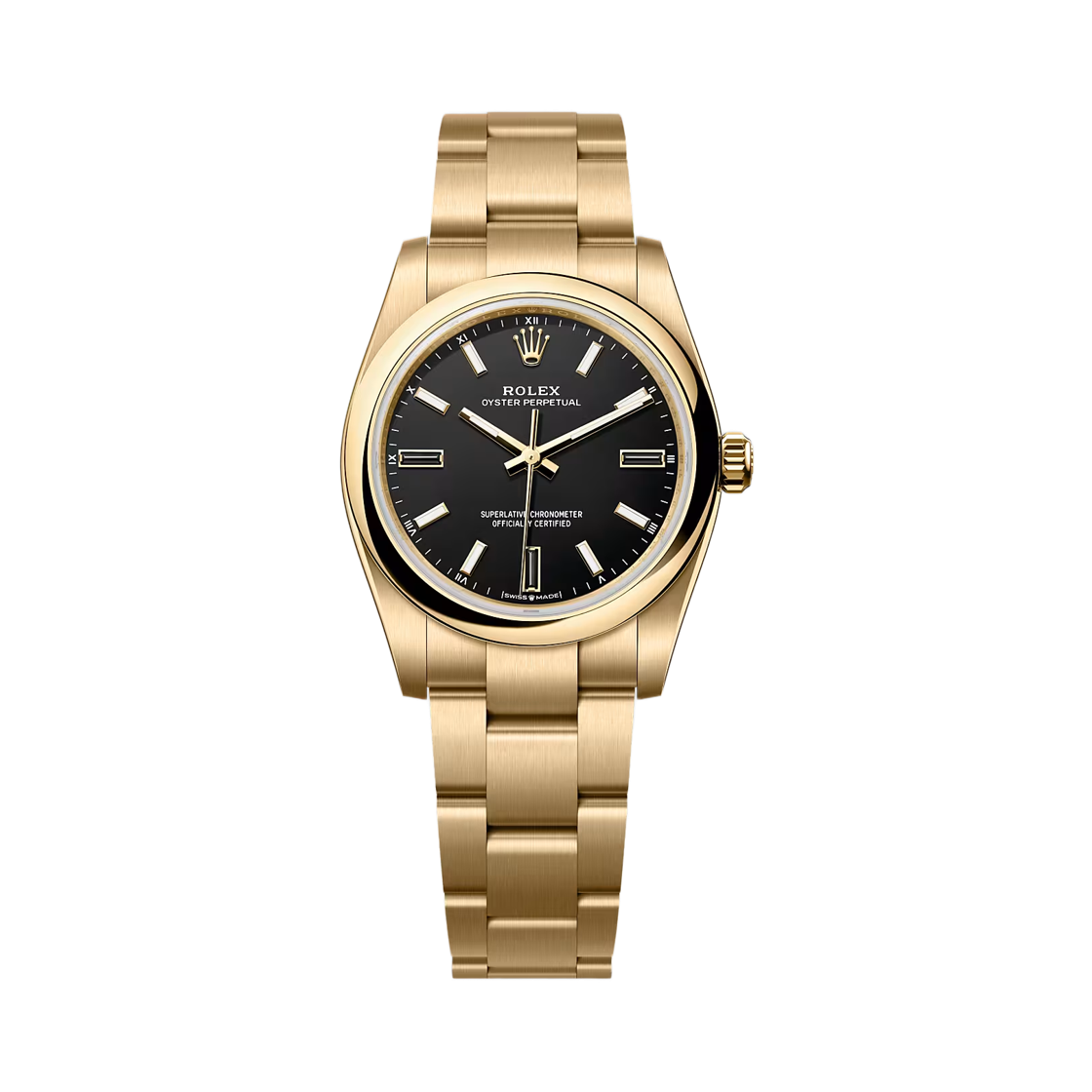 롤렉스 오이스터 퍼페츄얼 34mm 124208 다이아 셋팅 오이스터 | Rolex