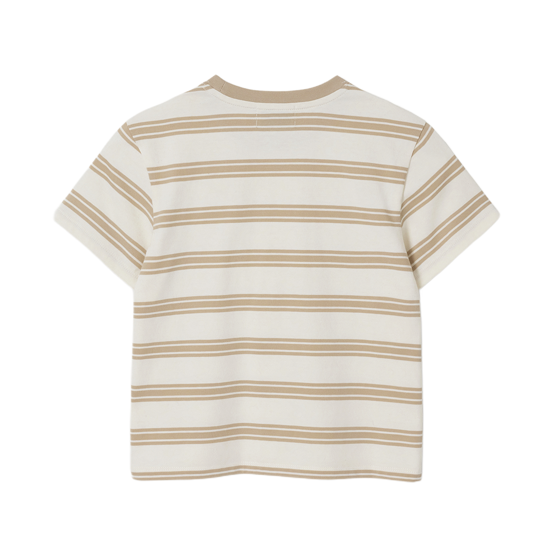 세터 x 몬치치 키즈 스트라이프 반팔 티셔츠 크림(SATUR x Monchhichi K Stripe T-Shirt Cream) - 2