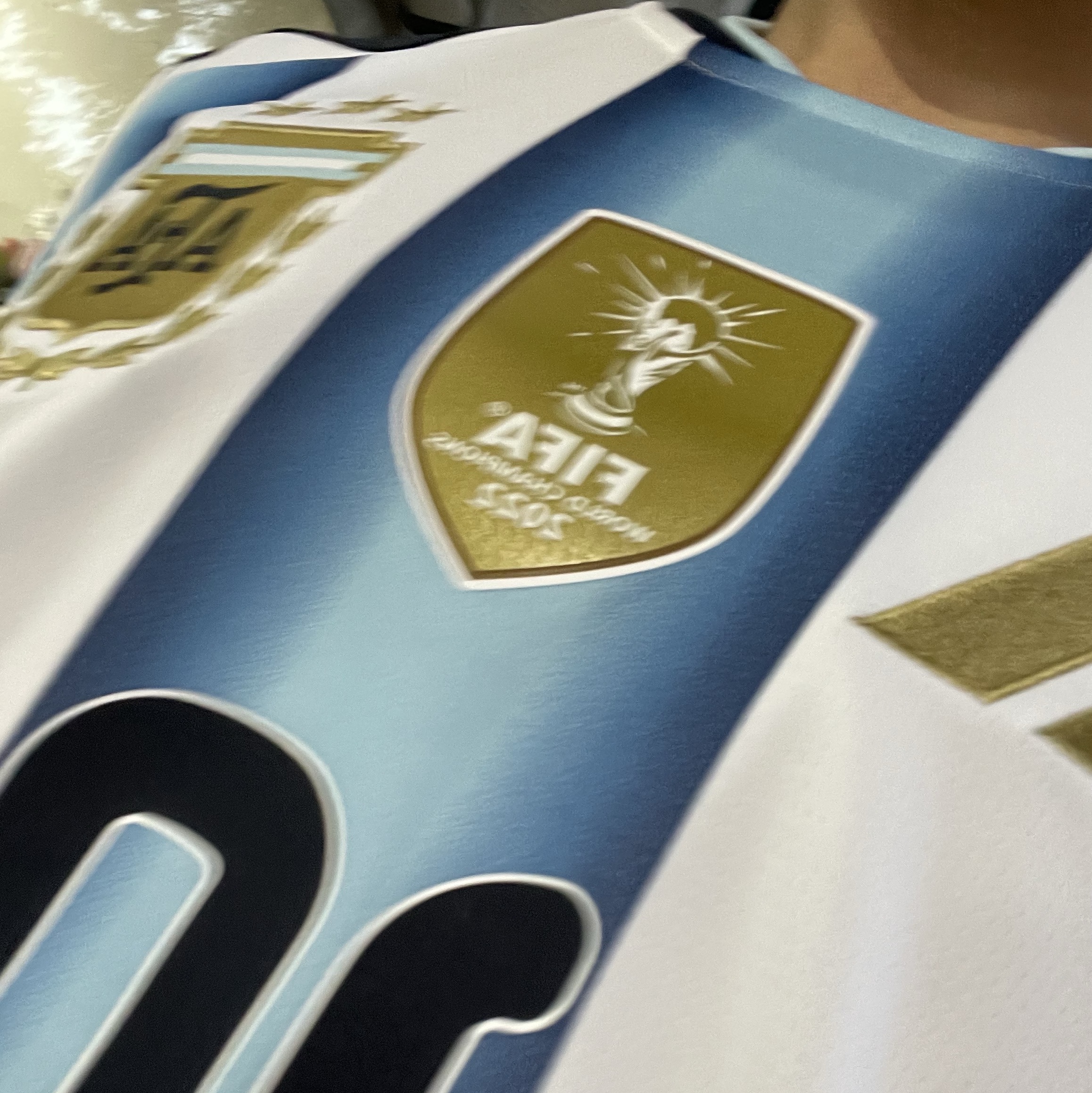 Adidas Argentina 2026 Home Jersey White Icey Blue - KR Sizing (Non Marking Ver.) 착용 스타일 - 1