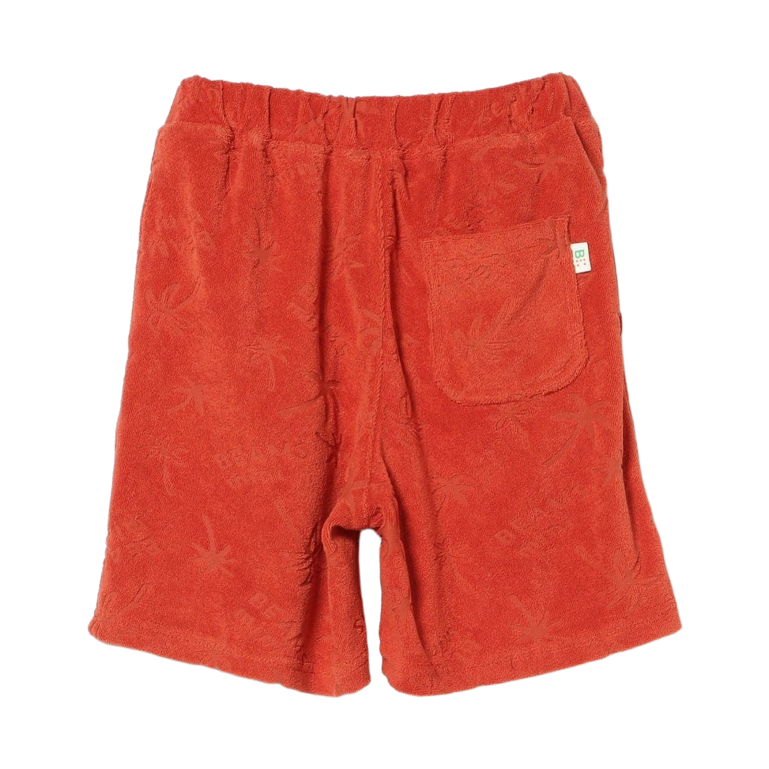 (키즈) 빔즈 미니 올 오버 프린트 파일 쇼츠 다크 오렌지((Kids) Beams Mini All Over Print Pile Shorts Dark Orange) - 2