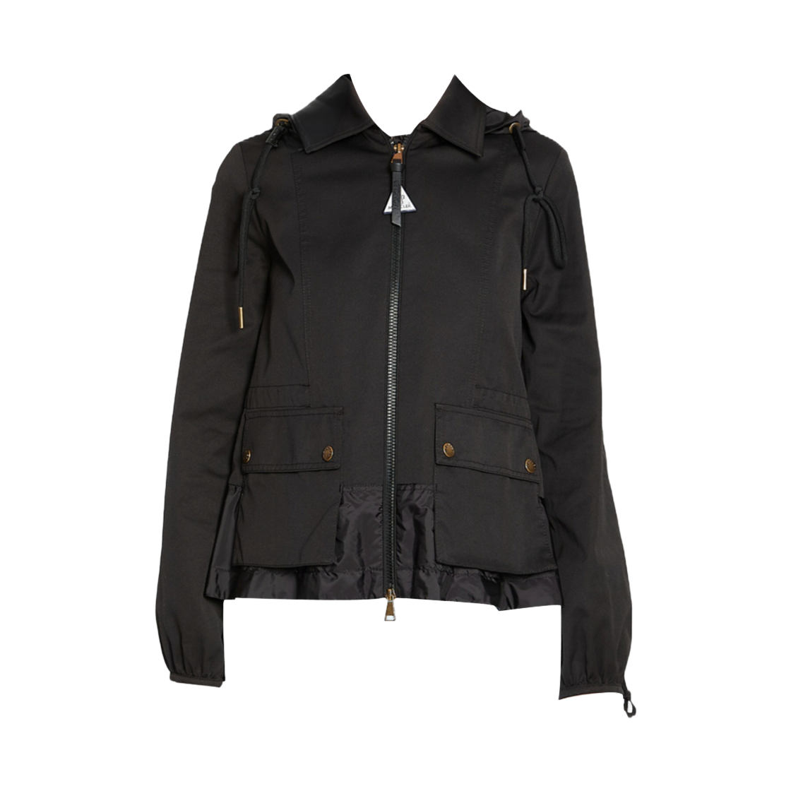 L1-093-1A00128-5996F-999 (W) Moncler Adenium Hooded Jacket Black - 26SS