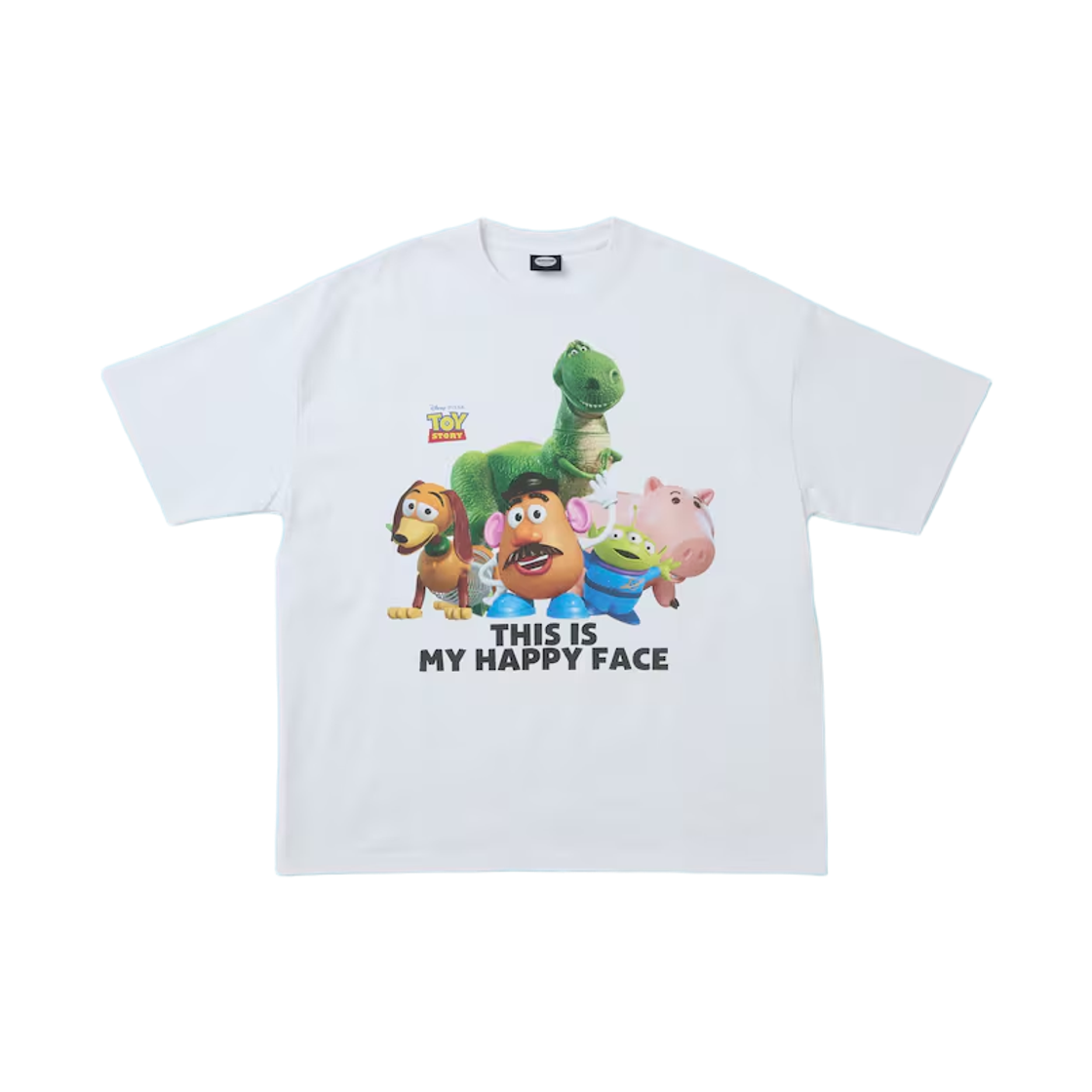 프릭스 스토어 x 토이 스토리 캐릭터 프린트 크루넥 티셔츠 서브 알스터 화이트(Freak's Store x Toy Story Character Print Crew Neck T-Shirt Sub Allster White) - 1