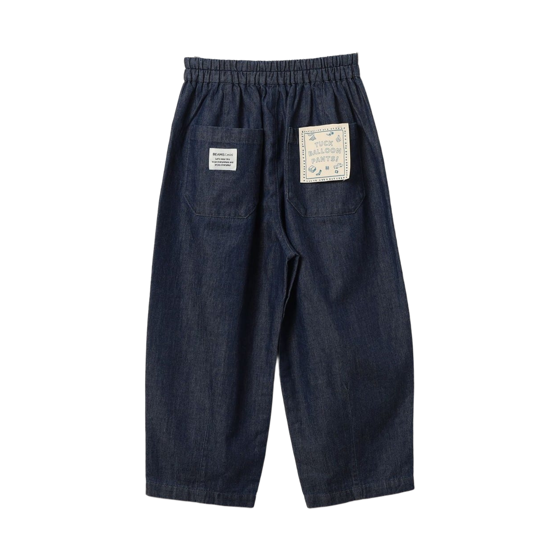 (키즈) 빔즈 미니 턱 벌룬 팬츠 인디고((Kids) Beams Mini Tuck Balloon Pants Indigo) - 2