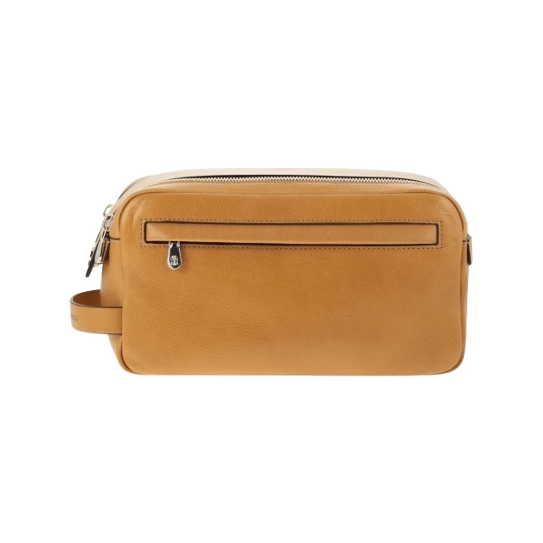 브루넬로 쿠치넬리 더블 지퍼 카우하이드 뷰티 케이스 내츄럴(Brunello Cucinelli Cowhide Beauty Case with Double Zipper Natural) - 2