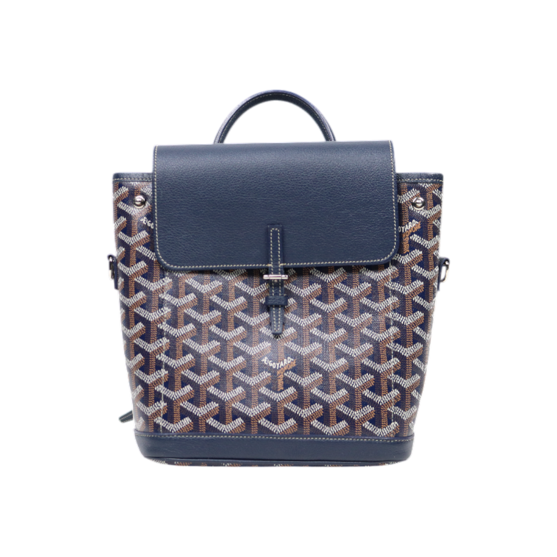 ITAR2LKNNQN7 Goyard Mini Navy Alpin Backpack C-A44007
