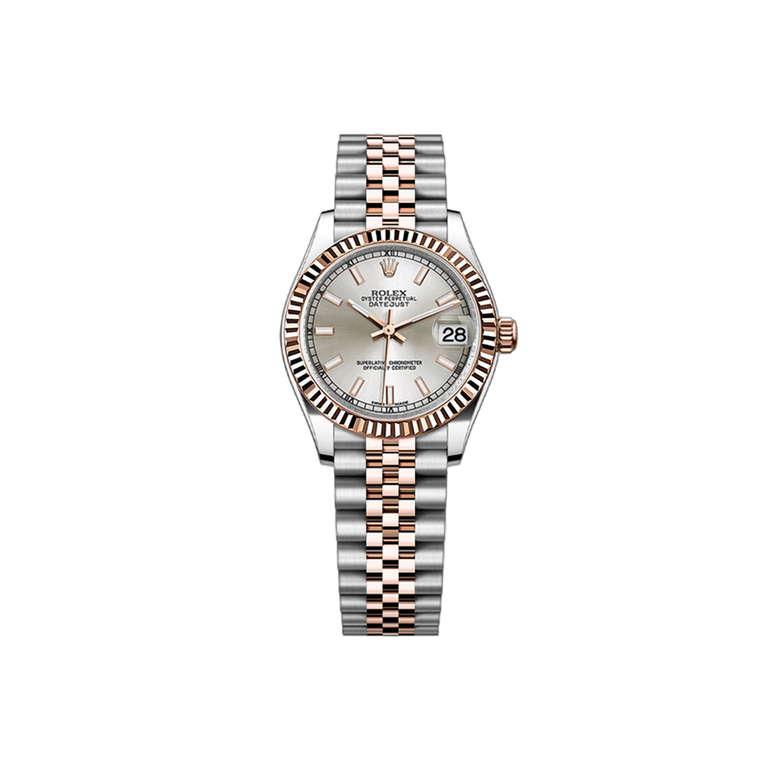 ITMGC7CS4T62 Rolex Datejust 178271 Silver Bar Jubilee No.7411