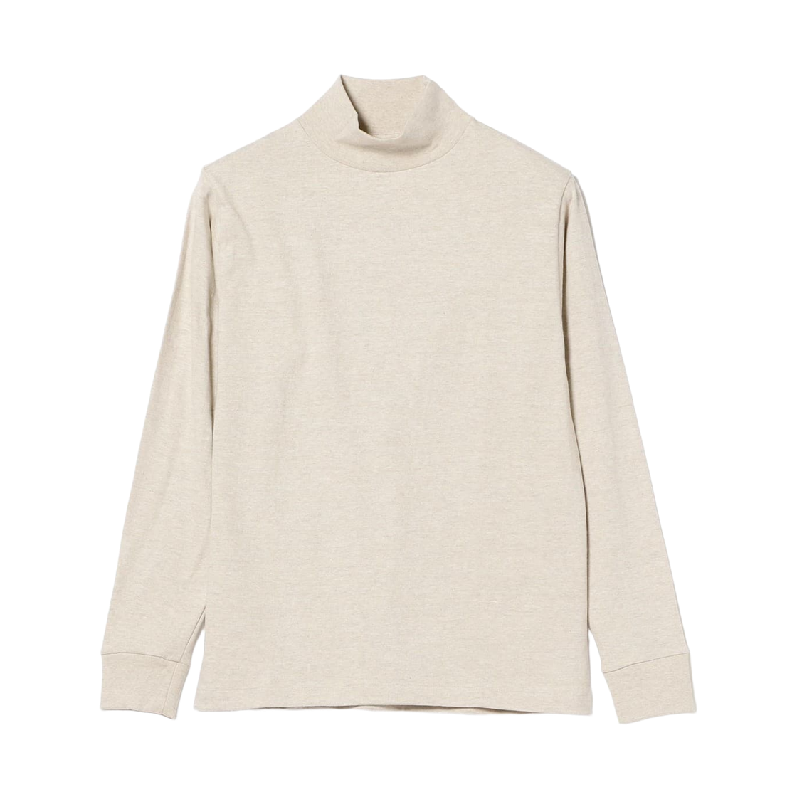 빔즈 플러스 x 웨어하우스 로트 5910 롱슬리브 하이 넥 티셔츠 오트밀(Beams Plus x Warehouse & Co. Lot 5910 Long Sleeve High Neck T-Shirt Oatmeal) - 1
