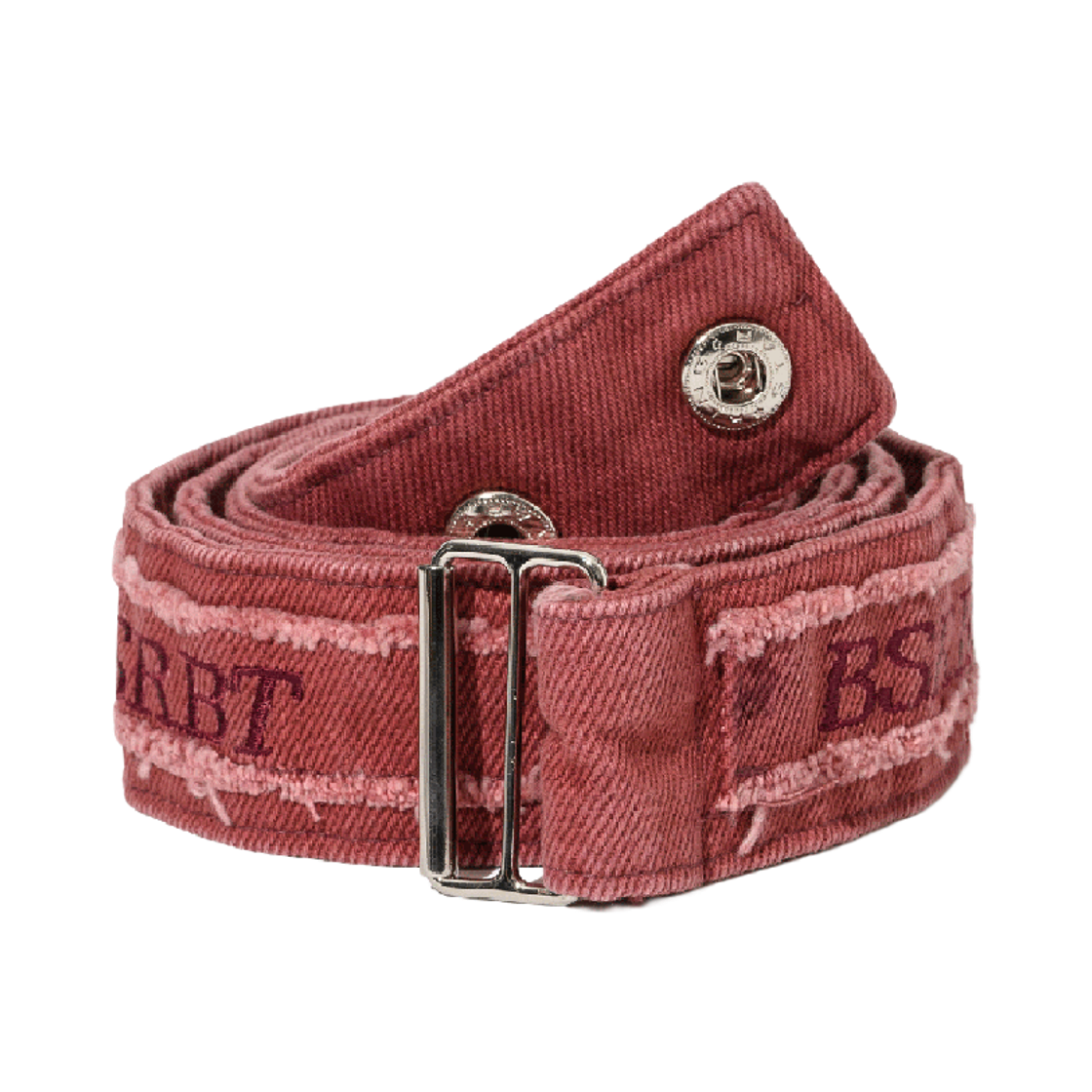 비에스래빗 로우 엣지 스냅 벨트 플럽(Bsrabbit Raw Edge Snap Belt Plum) - 1