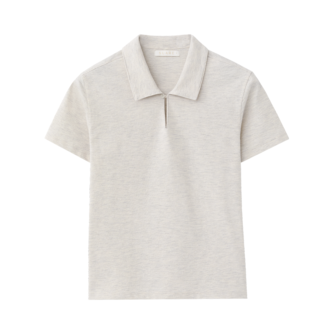 (W) 수아레 우먼 버튼 카라 하프슬리브 오트밀((W) Suare Women Button Collar Half Sleeve Oatmeal)